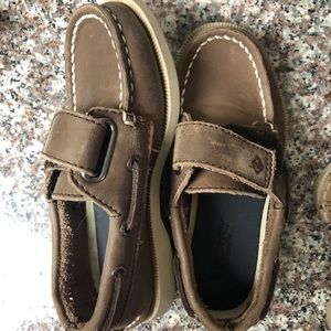 Toddler Boy Dark Sperrys
